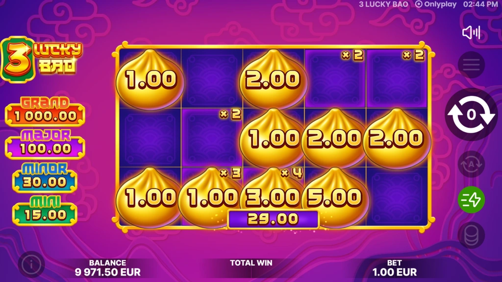 3 Lucky Bao - Free Spins